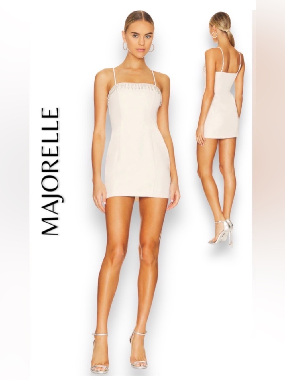 Majorelle Revolve Champagne Aurora Mini Dress Small